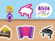 Permainan Dunia Bentuk Alat Muzik Alice talian