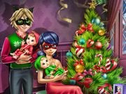Permainan Krismas Keluarga Gadis Bertanda talian Permainan Krismas Keluarga Gadis Bertanda talian