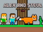 Permainan Pengembaraan Alex dan Steve: Simpan talian