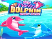 Permainan Penjagaan Bayi Dolphin Kembar Saya talian