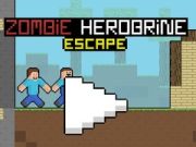 Permainan Melarikan Diri daripada Zombie Herobrine talian