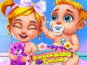 Permainan Bayi Kembar Manis yang Baru Lahir talian Permainan Bayi Kembar Manis yang Baru Lahir talian