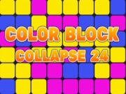 Permainan Kekecohan Blok Warna 24 talian