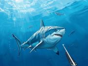 Permainan Memburu spearfishing bawah air talian