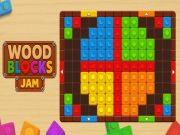 Permainan Blok kayu jem talian