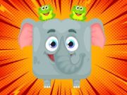 Permainan Jelly-Belly. Buat gajah talian