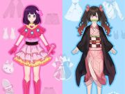 Permainan Boneka Anime- Gadis Cosplay DIY talian