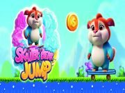 Permainan Sketer Bear melompat talian