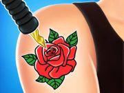 Permainan Seni tatu kedai dakwat ASMR talian
