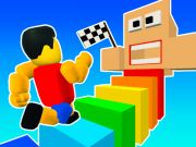 Permainan Menara Obby Parkour Mendaki talian