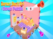 Permainan Skru Susun 3D: Teka-teki skru talian