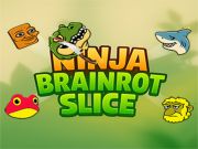 Permainan Ninja Brainrot Slice talian
