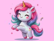Permainan Cabaran pewarna unicorn talian