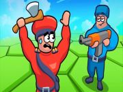 Permainan Jubin Hex World: Merah vs Blue talian