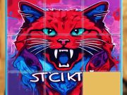 Permainan Kegilaan teka -teki jigsaw kucing talian