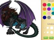 Permainan Buku pewarna naga chimera talian