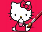 Permainan Kitty pewarna mudah talian