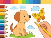 Permainan Lukis dengan buku pewarna pensil! talian