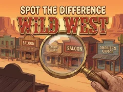 Permainan Lihat Perbezaan Wild West talian
