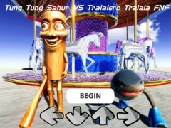 Permainan Tung Tung Sahur vs Tralalero Tralala FNF talian