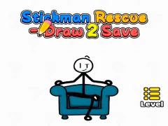 Permainan Stickman Rescue Draw 2 Simpan talian