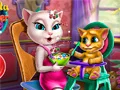 Permainan Angela: Memberi Makan Bayi talian