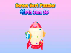Permainan Teka-teki semacam skru: pin jem 3D talian