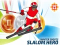 Permainan Sukan Musim Sejuk: Hero Slalom talian