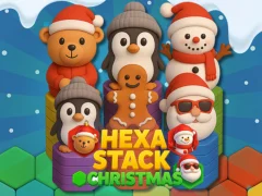 Permainan Hexa Stack Christmas talian
