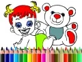 Permainan Kembali ke Sekolah: Mewarnakan Anak Patung talian Permainan Kembali ke Sekolah: Mewarnakan Anak Patung talian