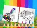 Permainan Buku Mewarna Haiwan Lucu talian