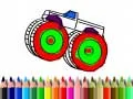 Permainan Kembali ke Sekolah: Mewarnakan Lori Monster talian Permainan Kembali ke Sekolah: Mewarnakan Lori Monster talian
