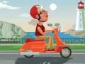 Permainan Mewarna Perjalanan Scooter Bandar talian