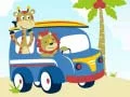 Permainan Haiwan Comel Dengan Kereta: Cari Perbezaannya talian