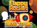 Permainan Roket Flappy Dengan Tiupan talian