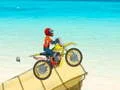 Permainan Melompat Motocross di Pantai talian