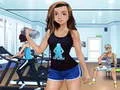 Permainan Gimnasium Kecergasan Gadis Pakaian talian Permainan Gimnasium Kecergasan Gadis Pakaian talian