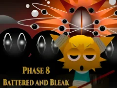 Permainan Sprunki Fasa 8: Dipukul & Suram talian