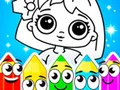 Permainan Mewarnakan anak patung talian Permainan Mewarnakan anak patung talian