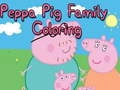 Permainan Mewarna Keluarga Peppa Pig talian Permainan Mewarna Keluarga Peppa Pig talian