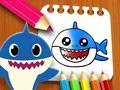 Permainan Buku Pewarna Baby Shark talian