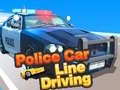 Permainan Pemanduan Kereta Polis dalam Garisan talian