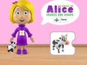Permainan Dunia Alice Imej dan Kata talian