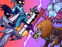 Permainan Kelangsungan Hidup Ninja Tongkat talian