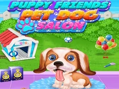 Permainan Salun Anjing Kawan Anak Anjing talian