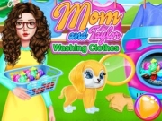 Permainan Ibu dan Taylor Mencuci Pakaian talian