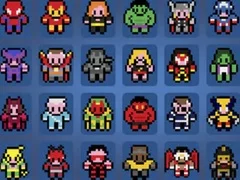 Permainan Gambar Mengikut Nombor Superhero talian