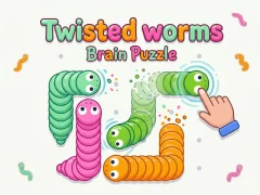 Permainan Twisted worms Brain Puzzle talian