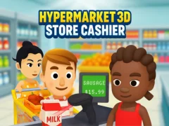 Permainan Hypermarket 3D: Kedai juruwang talian
