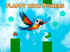 Permainan Flappy dengan Powers talian